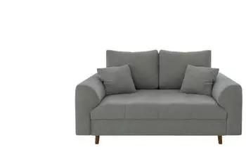 S-Style M&ouml;bel Leif 2-Sitzer Sofa Boucl&eacute;-Stoff Holzf&uuml;&szlig;e skandinavischer Stil Grau (Leif)
