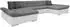 Mirjan24 Alia Lux Ecksofa U-Form mit Schlaffunktion & Bettkasten, 360x75x160cm