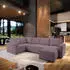 Masseno NORENA L-S Ecksofa U-Form mit Schlaffunktion & Bettkasten, Lila (NORENA L-S POSO 130)