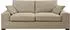 Mid.you Veda 3-Sitzer-Sofa Flachgewebe beige 221x93cm (001849021504)