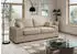 Mid.you Veda 3-Sitzer-Sofa Flachgewebe beige 221x93cm (001849021504)