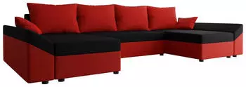 Mirjan24 Dante U Ecksofa U-Form Schlaffunktion Bettkasten (Dante U)