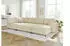 S-Style Möbel Trygve Wohnlandschaft U-Form mit Hocker, Chenille, Beige, 310x81cm