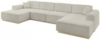 ALTDECOR IREA-U2 Wohnlandschaft U-Form Textil, 386x165x80cm (IREA-U2)