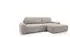 Selsey Alferia Ecksofa mit Schlaffunktion Breitcord-Bezug beige, L-Form 264x162cm