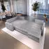 Masseno LORIVO L-S Ecksofa U-Form Plüsch Grün mit Schlaffunktion & Bettkasten (LORIVO L-S KRONOS 19)
