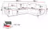 Mirjan24 Forrest Ecksofa L-Form mit Schlaffunktion und Bettkasten (Velo 636)