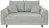S-Style Möbel Trygve 2-Sitzer-Sofa Chenille Hellgrau 150x81x93cm