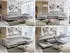 MKS Peter U Wohnlandschaft U-Form 6-Sitzer Hellgrau Velvet 346x76x208cm