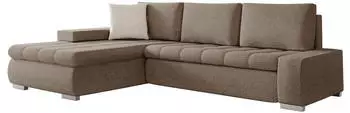 Mirjan24 Orkan Mini Premium Ecksofa L-Form mit Schlaffunktion und Bettkasten