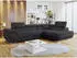 Mirjan24 Torezio Ecksofa mit Schlaffunktion & Bettkasten, Anthrazit, Textil (Torezio)