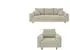 S-Style Möbel Maya Polstergarnitur 3+1 Cordstoff, Beige, Holzfüße