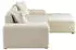 Home Deluxe AMELIO Ecksofa Cord L-Form, Beige, 240x178cm