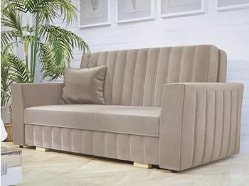 Mirjan24 Viva Glam III Schlafsofa mit Bettkasten, 3-Sitzer, 160x85x98cm