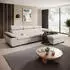 Beautysofa COCO Eckschlafsofa mit Bettkasten, verstellbare Kopfstützen, Stoff, Rechts (Casa 02)