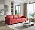 MCW Moncalieri 3-Sitzer Sofa Textil, rot (Moncalieri-3)