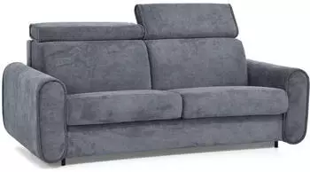 Beautysofa Pavarti 3-Sitzer Schlafsofa mit Bettkasten & Matratze 140x195cm