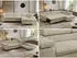 MKS Meble Pablo L Ecksofa L-Form Velvet Beige Schlaffunktion Bettkasten (PABLO L)