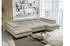 MKS Peter Wohnlandschaft U-Form Webstoff Beige, 346x76x208cm