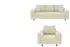 S-Style Möbel Trygve Polstergarnitur 3+1 Chenille Beige, Holzfüße (Trygve)