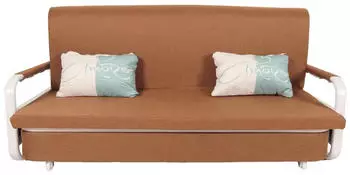 MCW Schlafsofa M83 mit Bettkasten, Textil, braun, 190x185cm (MCW-M83)