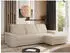 MKS Meble Madrito L Ecksofa L-Form Schlaffunktion Bettkasten Beige Bouclé