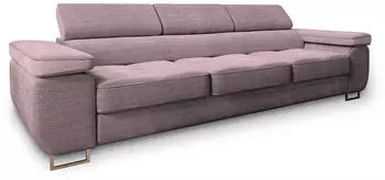 Masseno MOSINE Schlafsofa Kordstoff Lila (MOSINE POSO 130)