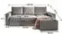 Masseno Potaro Ecksofa L-Form mit Schlaffunktion & Bettkasten, Kordstoff, Gelb, 232x140cm (POSO 01)