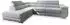 Masseno Apiro L-S Ecksofa L-Form Kordstoff Hellgrau mit Schlaffunktion & Bettkasten, 276x202cm (APIRO L-S)
