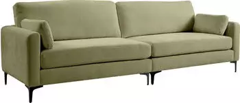 Mid.you Venti 4-Sitzer Sofa Webstoff gr&uuml;n 286x92x97cm (001849022106)