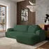Masseno Modenza P R-S Ecksofa L-Form mit Schlaffunktion & Bettkasten, Kordstoff, Grün (MODENZA P R-S POSO 14)
