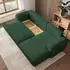 Masseno Modenza P R-S Ecksofa L-Form mit Schlaffunktion & Bettkasten, Kordstoff, Grün (MODENZA P R-S POSO 14)