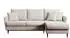 Selsey Volio Eckschlafsofa Samt beige, schwarze Beine, wasserabweisend (Volio)