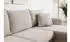 Selsey Volio Eckschlafsofa Samt beige, schwarze Beine, wasserabweisend (Volio)