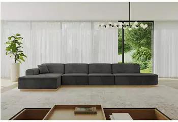 ALTDECOR IREA-L3-v2 Ecksofa L-Form Textil 5-Sitzer 412x165x80cm (IREA-L3-v2)