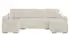MKS Meble Kirasso U Ecksofa U-Form mit Schlaffunktion und Bettkasten, Beige