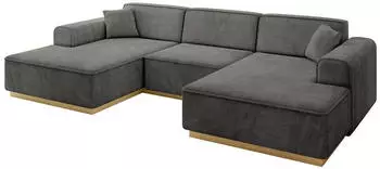 ALTDECOR IREA-U1-v2 Wohnlandschaft U-Form Textil 301x165x80cm (IREA-U1-v2)