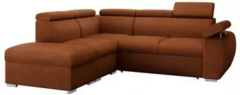 Mirjan24 Boston 2RR1P Ecksofa mit Schlaffunktion, 2 Bettk&auml;sten, verstellbare Kopfst&uuml;tzen (Boston 2RR1P)
