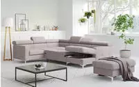 COTTA Wohnlandschaft "Sammy U-Form, B: 304 cm" Kopfteilverstellung, optional