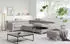 Cotta Collection Sammy Wohnlandschaft U-Form Schlaffunktion Bettkasten NaturLeder grau 304x74x240cm