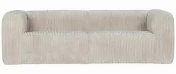 Woood Bean 3,5-Sitzer Sofa Cordbezug Natur