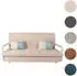 Heute Wohnen HWC-M83 Schlafsofa mit Bettkasten 190x185cm Stoff beige (105530)