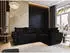 Masseno Madison L R-S Ecksofa Schlaffunktion Bettkasten Schwarz (MADISON L R-S KRONOS 07)