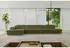 ALTDECOR IREA-L3-v2 Ecksofa L-Form 5-Sitzer Textil Grün/Platin 412x165cm (IREA-L3-v2)