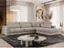 MKS Meble Savona Ecksofa L-Form Beige Struktur 316x249cm, rechts