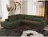 MKS Meble Savona Ecksofa L-Form Bouclé Grün, 316x249cm, links (Savona L)