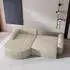 Masseno Amilia P L-Form Ecksofa mit Schlaffunktion & Bettkasten, Cord, Creme (AMILIA P L-S POSO 100)
