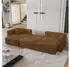 Masseno SARMO Ecksofa U-Form Schlaffunktion Bettkasten Kordstoff Kupfer (SARMO TILIA 56)