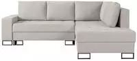 Selsey Larelle &ndash; Ecksofa Mit Schlaffunktion & Bettkasten, Chenille, Ottomane