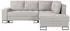 Selsey Larelle Ecksofa mit Schlaffunktion & Bettkasten, Chenille, Hellbeige, Ottomane rechts (LARELLE)
